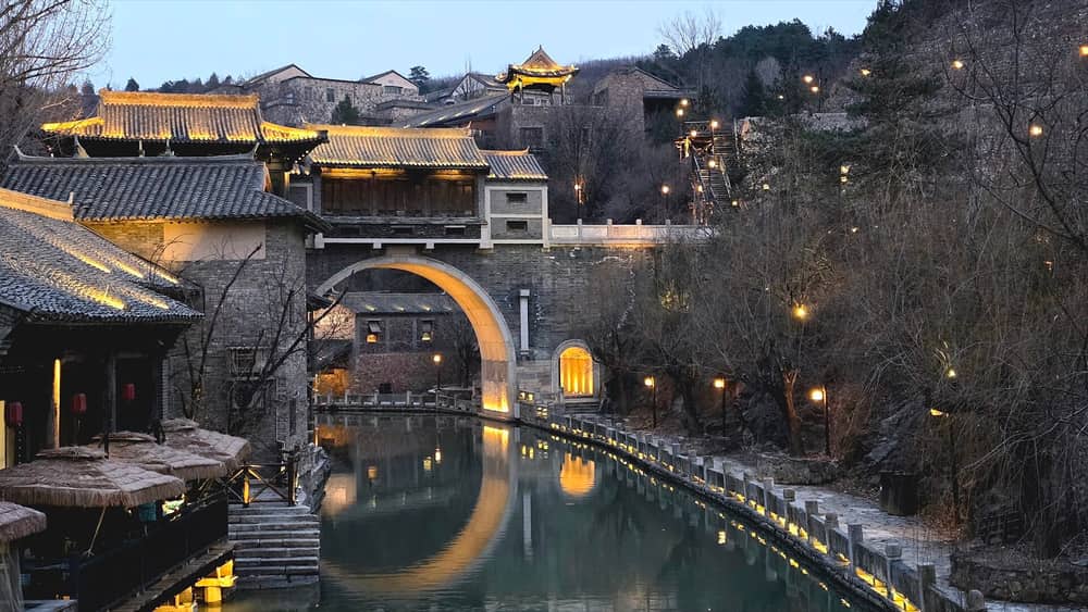 古北水镇与司马台长城(北京)实景图
