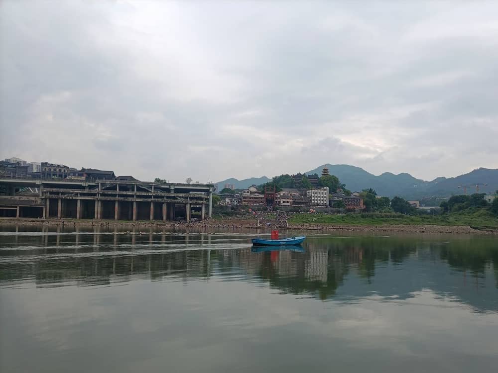 磁器口古镇(重庆)实景图
