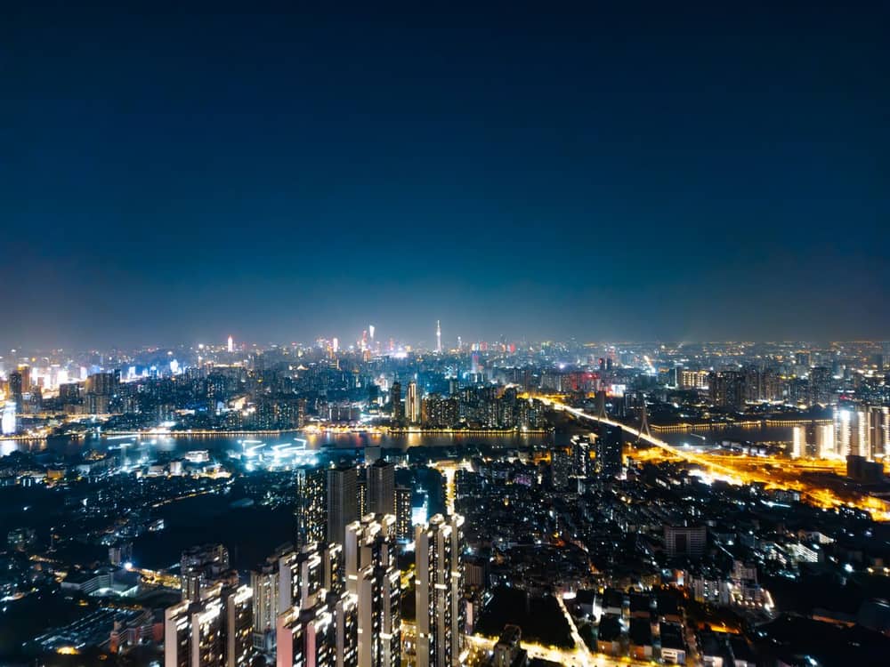 广州塔(广州)实景图