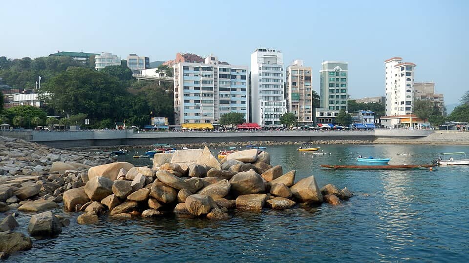 赤柱海岸（香港）实景图