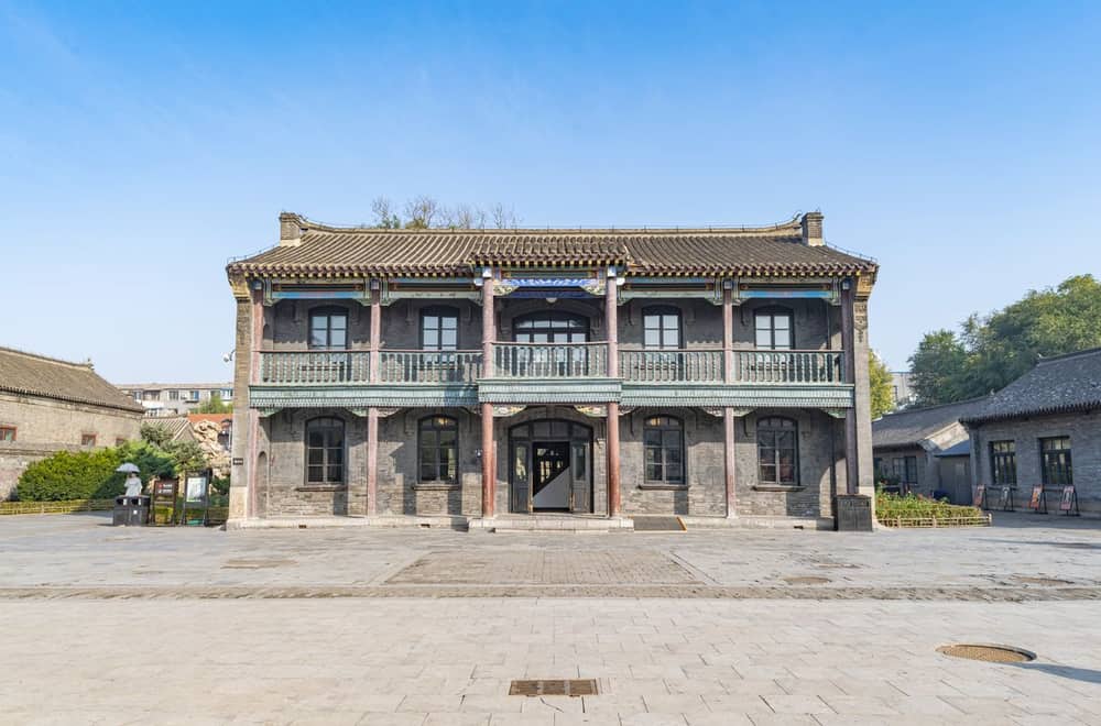 张氏帅府与盛京老城（沈阳）实景图